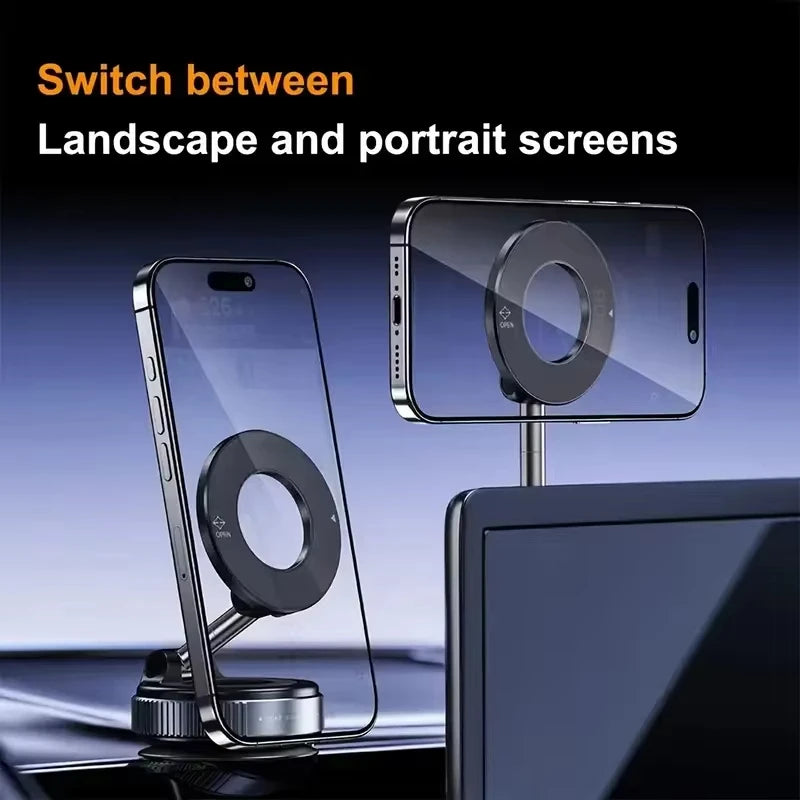 Xiaomi Super Strong Magnetic Phone Holder Foldable Design 360° Adjustable Vacuum Car Mount For Car Desk Phone Holder 2025