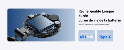 Poignée photo magnétique pour smartphone – Télécommande Bluetooth, éclairage d’appoint, rotation H/V