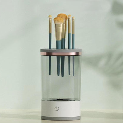 Nettoyeur électrique USB pour pinceaux de maquillage – 7000 tr/min, séchage rapide, support multi-brosses