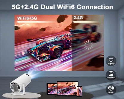 MAGCUBIC HY300 Pro – Mini vidéoprojecteur Android 11 (Wi-Fi 6, BT 5.0) – 290 ANSI – Auto Keystone – Jusqu’à 200"