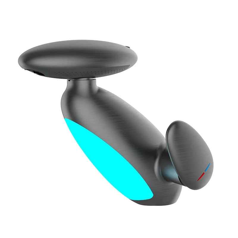 Robinet de lavabo LED 4 modes – bec pivotant 360° avec flexible, eau chaude & froide, mitigeur 1 trou (G1/2)