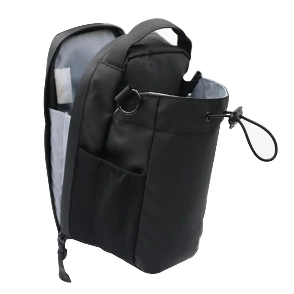 Sac porte-bouteille magnétique pour salle de sport – sangle bandoulière, poches & fermeture sécurisée