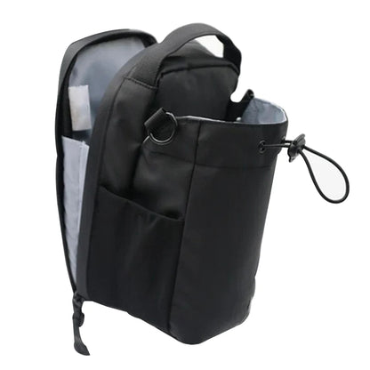Sac porte-bouteille magnétique pour salle de sport – sangle bandoulière, poches & fermeture sécurisée