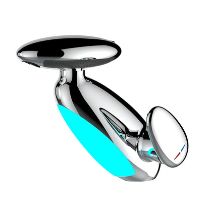 Robinet de lavabo LED 4 modes – bec pivotant 360° avec flexible, eau chaude & froide, mitigeur 1 trou (G1/2)