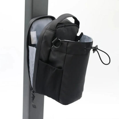 Sac porte-bouteille magnétique pour salle de sport – sangle bandoulière, poches & fermeture sécurisée