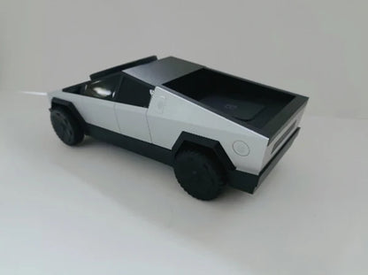 Station de charge sans fil Qi2 3-en-1 – CyberDock design pick-up futuriste (iPhone / AirPods / Watch)